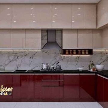 Contoh pemasangan Custom Set Dapur anti Rayap Banjar PVC di perumahan elite
