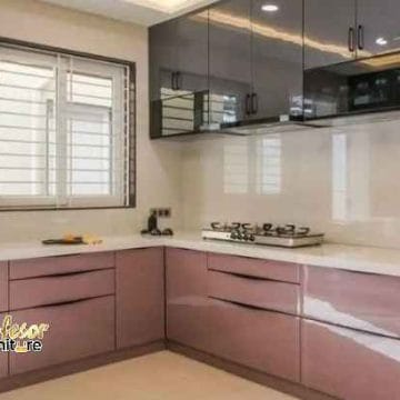 Kitchen set Krukut Jakarta Barat, bikin dapur apartemen studio jadi super lega