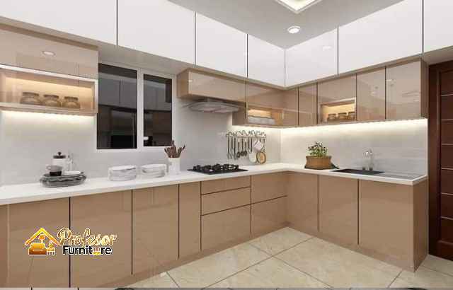 Kitchen set Krukut Jakarta Barat, bikin dapur apartemen studio jadi super lega