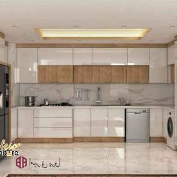 Kitchen set Tambora Jakarta Barat, engsel & rel laci soft-close, anti berisik