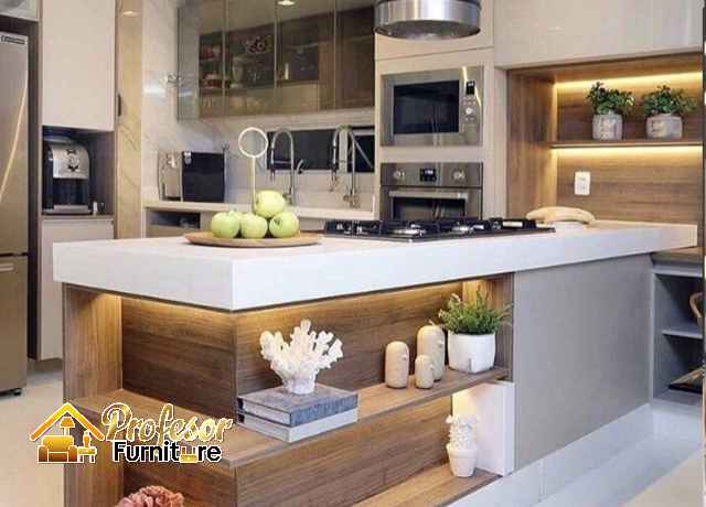 Kitchen set Kapuk Jakarta Barat, gaya Japandi estetik untuk dapur mungil Anda