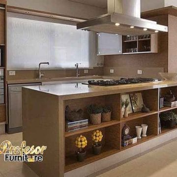 Kitchen set Matraman Jakarta Timur kabinet luas, semua perabotan masuk