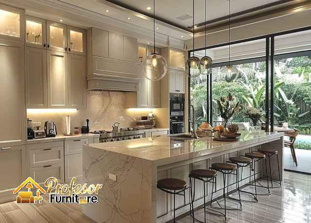 Layanan Kitchen set Bantargebang Bekasi model scandinavian multifungsi