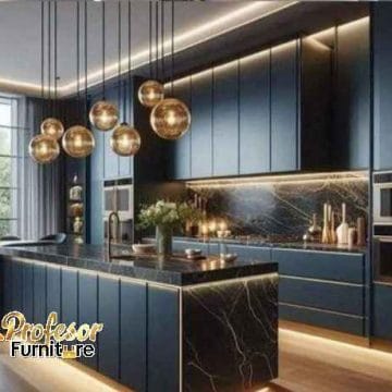 Kitchen set Rawa Buaya Jakarta Barat, spesialis finishing HPL motif kayu natural.