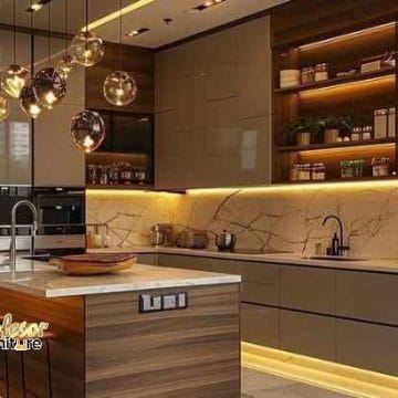Kitchen set Jembatan Besi Jakarta Barat, review jujur ketahanan HPL vs cat Duco