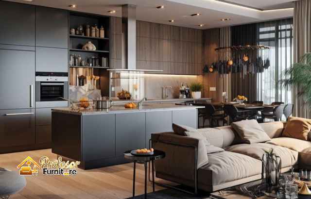 Solusi dapur banjir ganti Custom Set Dapur anti Rayap Kuningan PVC tahan air